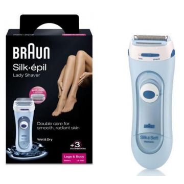 Aparat de ras electric pentru femei Braun LS 5160 (Alb/Albastru)