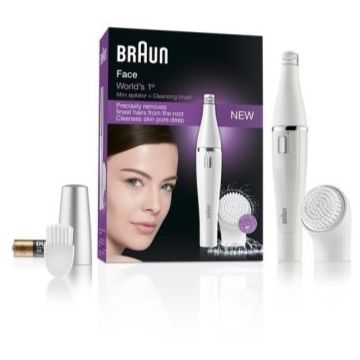 Braun Face 810 Epilator cu perie de curățare faciale