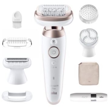 Braun Silk-épil 9 9360 Flex epilator cu cap complet flexibil pentru picioare, corp și axile