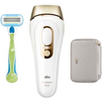 Epilator Braun IPL Silk-expert PRO 5 PL5052 + Aparat de ras Venus