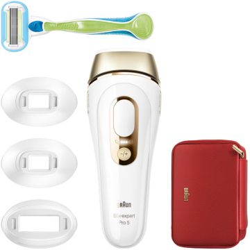 Epilator Braun IPL Silk-expert PRO 5 PL5382 + Aparat de ras Venus