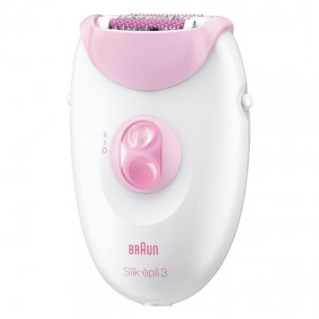 Epilator Braun SE3380, 20 pensete, 2 viteze, Roz Epilator Braun SE3380, 20 pensete, 2 viteze, Roz