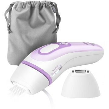 Epilator IPL Braun Silk-expert Pro 3 PL3111, 300.000 impulsuri, Alb/Mov