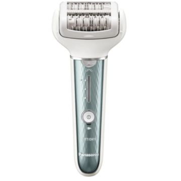 Epilator Panasonic ES-EL8C-G503, 60 puncte de prindere, 3 viteze, Umed/Uscat, Verde/Alb