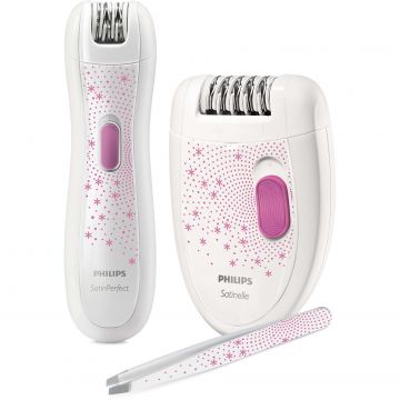 Epilator Philips HP6549/00, 21 pensete, 2 viteze