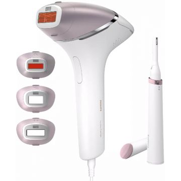 Epilator Philips IPL Lumea Seria 8000 BRI949/00 + Accesoriu retusuri Satin Compact