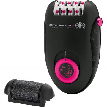 Epilator Rowenta EP2812F0, 24 pensete, 2 viteze, Negru