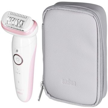Epilator Silk-épil 9 40x Pensete LED Alb